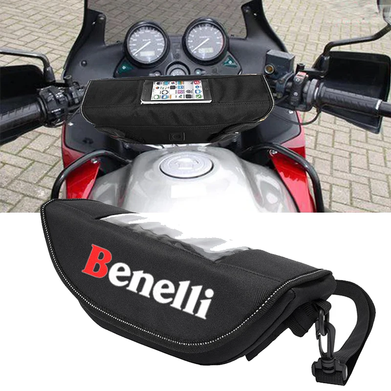 Waterproof handlebar travel navigation bag For Benelli TRK 502 X TNT 25N LEONCINO 250 LEONCINO 500 LEONCINO 800