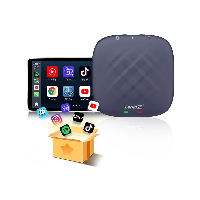 

Carlinkit Android Ai Smart Box 4G 64G Wireless Carplay Android 13 Auto Youtobe Netflix Multimedia Box Car