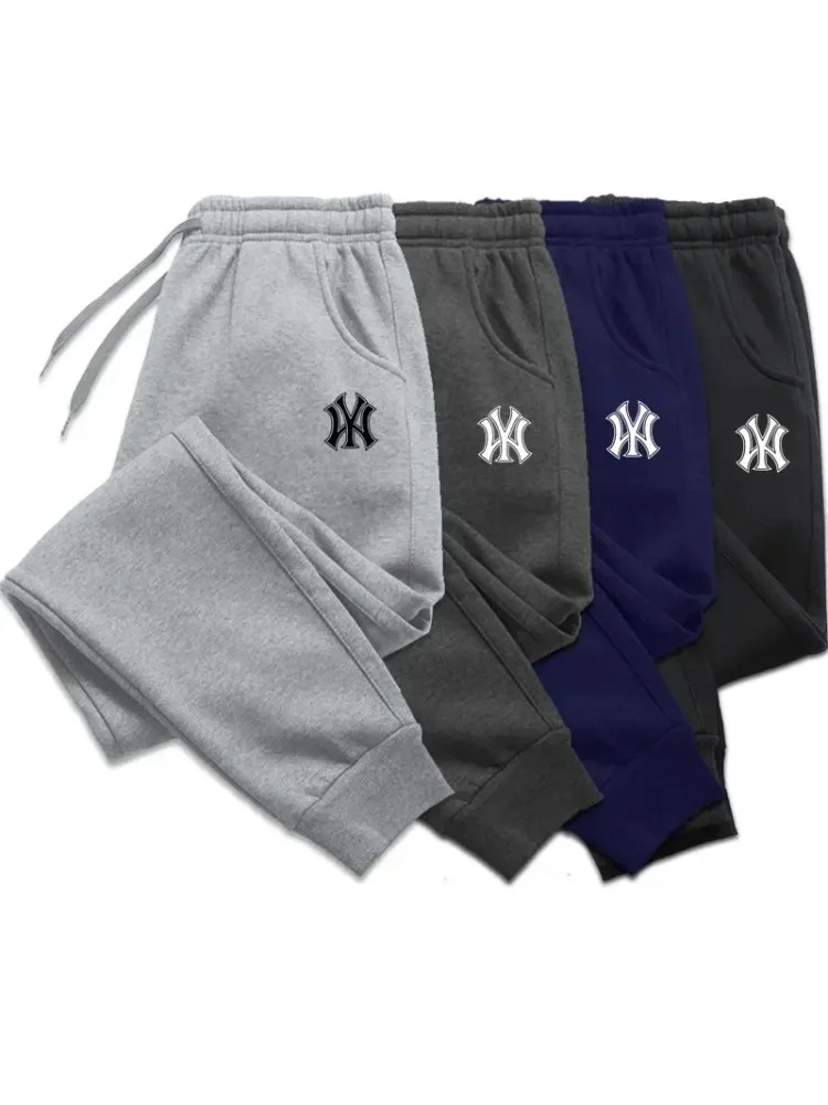 Autumn and winter men's jogging pants, fitness clothing, breathable pants, men's casual long pants