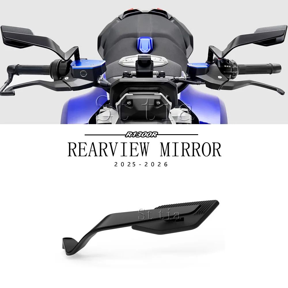 New Motorcycle Rearview Mirror Invisible Rearview Mirror Sports Wing Mirror For BMW R1300R R 1300R r1300r 2025-2026
