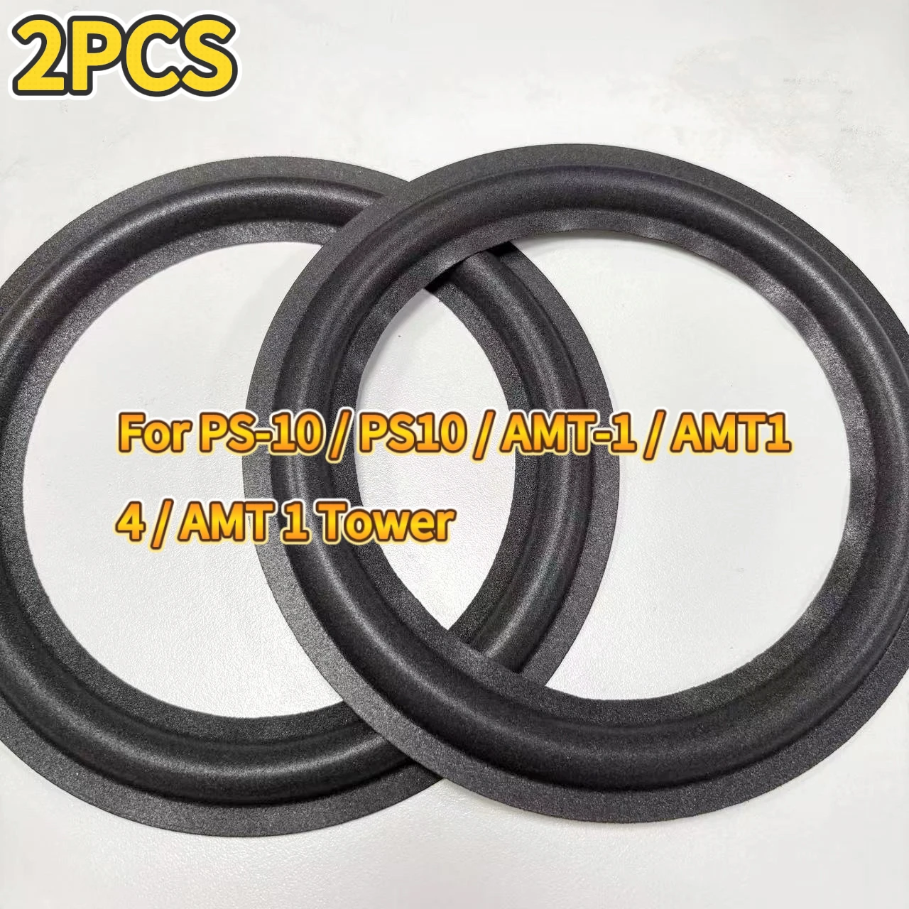 For ESS PS-10 / PS10 / AMT-1 / AMT1 / 4 / AMT 1 Tower Speaker Foam Repair Folding Edge Ring （2PCS）