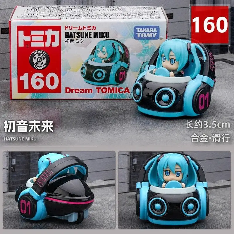 

Genuine Innza Takara Tomy Tomica Dream Tomica No.160 Hatsune Miku Mini Car Model Replica Series Children Christmas Gifts Boy Toy