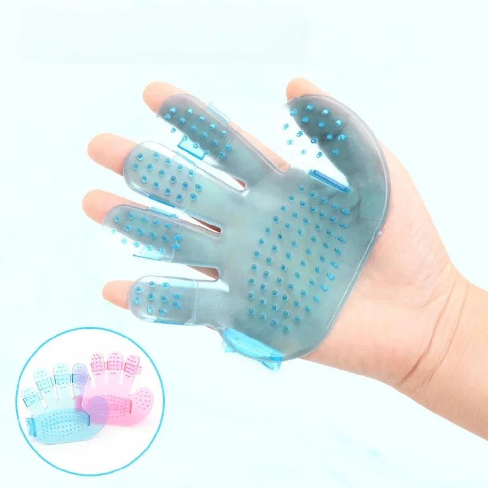 

Dog Pet Brush Glove Deshedding Gentle Efficient Pet Grooming Glove Dog Bath Cat Cleaning Supplies Pet Glove Dog Combs