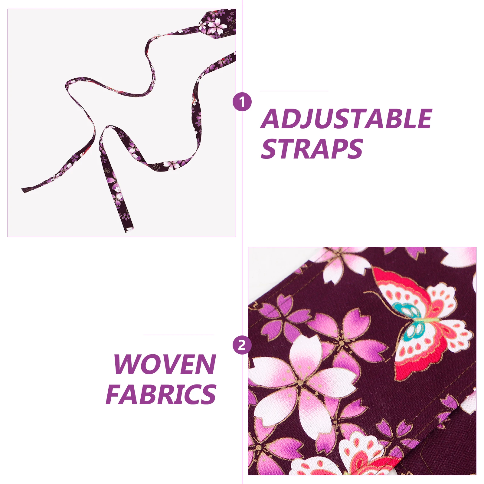 

Japanese Kimono Belt Wide Waistband Wide Belt Purple Vintage Girdle Women Yukata Accessories Dress Decor