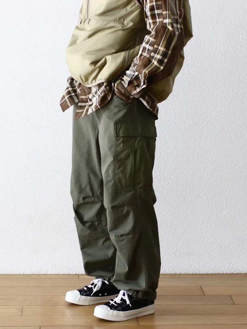 

Брюки-карго NANAMICA 24AW M51 свободного кроя с большими карманами, повседневные