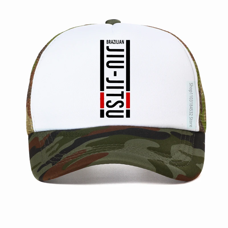 

Brazilian Jiu Jitsu Sunshine mesh Baseball Cap Unisex outdoor Casual Breathable sports hat adjustable trucker caps