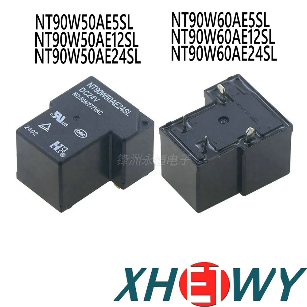 

T90 relay NT90W50AE5SL NT90W50AE12SL NT90W50AE24SL NT90W60AE5SL NT90W60AE12SL NT90W60AE24SL 4 Foot 50A60A high current