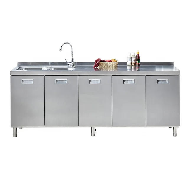 

Modular Stainless Steel Workbench Kitchen Metal Cabinet