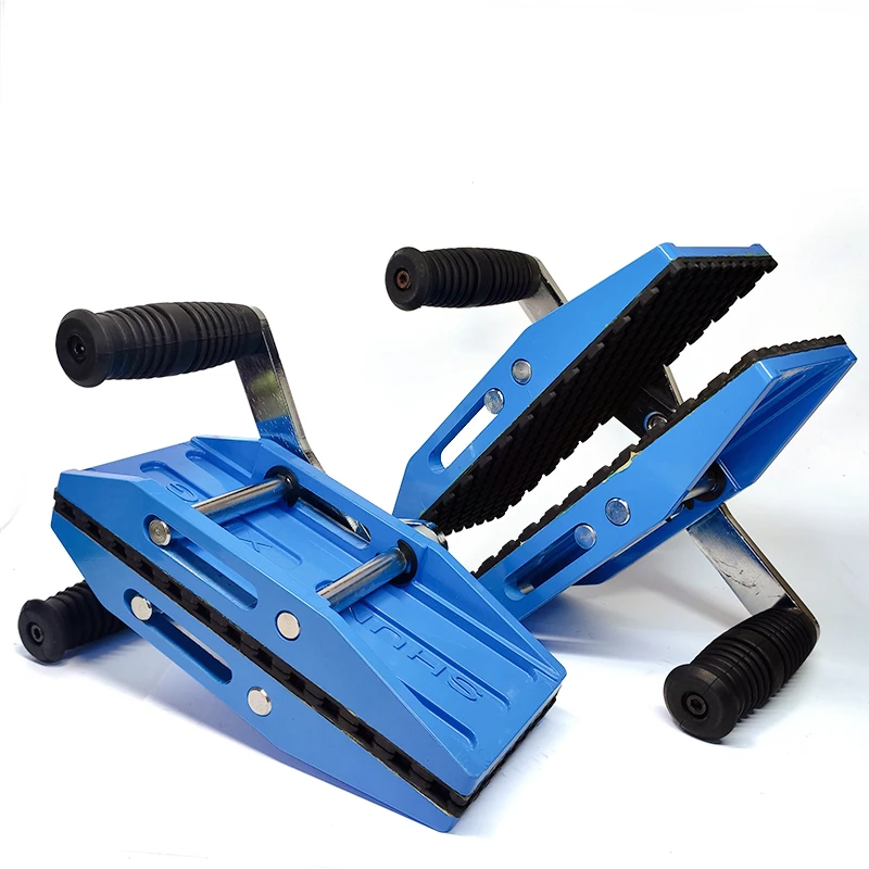 

Double Handed Stone Carrying Clamps with Rubber-lined Porterage Tools for Transporting of Glass Slabs/Metal Sheet/Granite