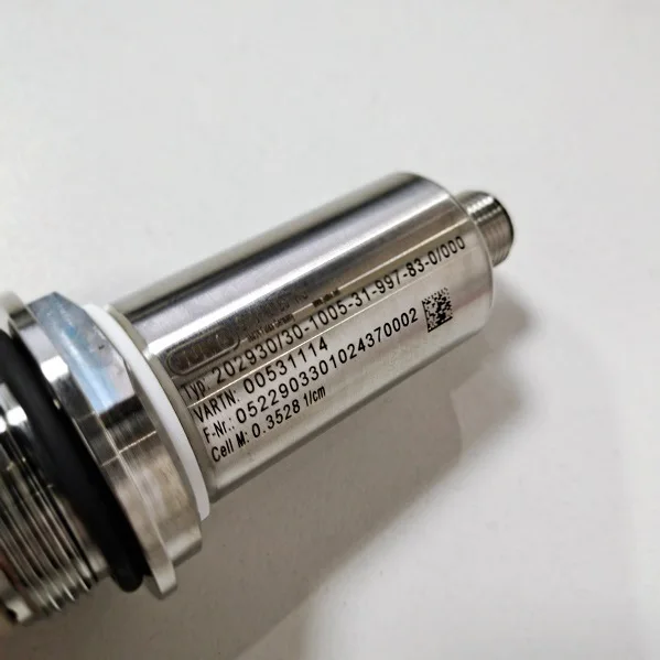 Germany JUMO Four-pole Conductivity Sensor 202930 Stainless Steel Electrode PT1000 M12 Connector
