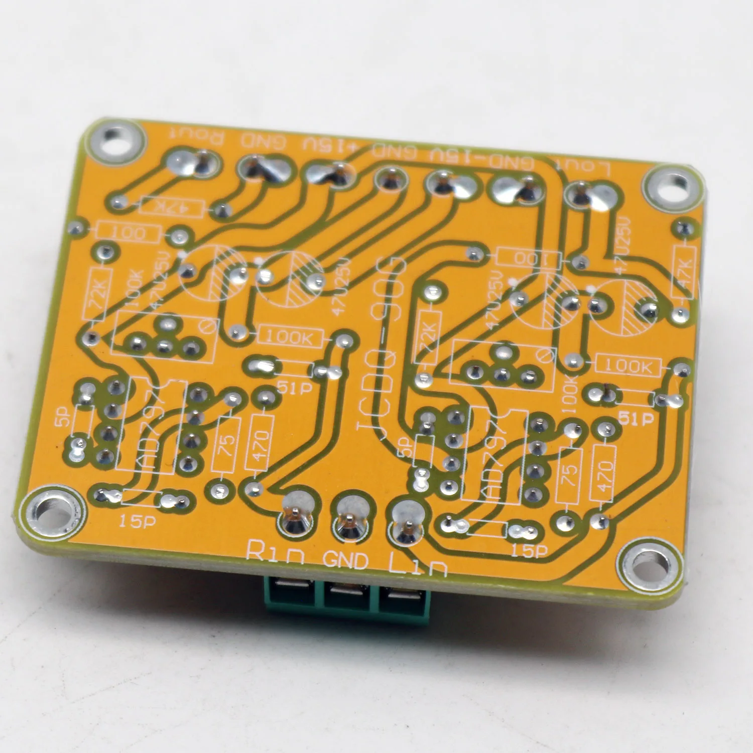 HIFI NE5534 DC-Puffer Stereo OP-AMP Vorverstärker Schaltkreisplatine unterstützt OPA627 AD847 AD797 OPA637 Audio Einzel-OP-Verstärker – Detail 7