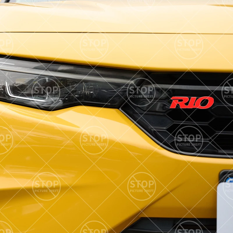 ملصق سيارة لشعار RIO ثلاثي الأبعاد مصبغة لتزيين الجسم شارة خلفية شعار الجذع اكسسوارات الديكور #4