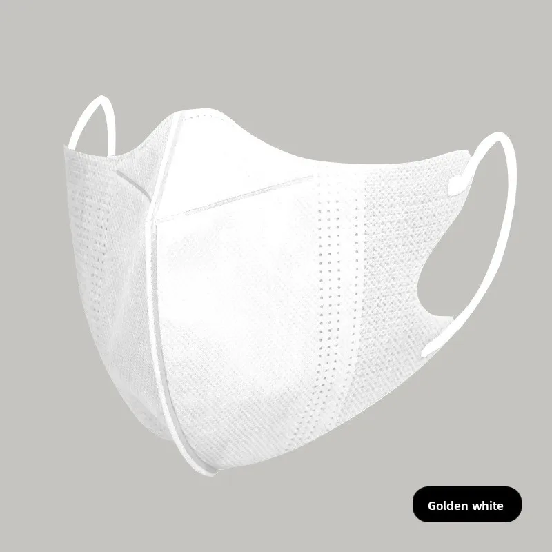 Máscara descartável 3D estéreo de verão, máscara fina para emaecimento facial, embalagem independente, tecido não tecido, à...