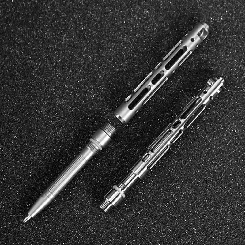 

Титановая тактическая ручка TC4, инструмент для самообороны, уличный брелок, портативная карманная деловая ручка для письма, инструменты для разбитого окна, wepons