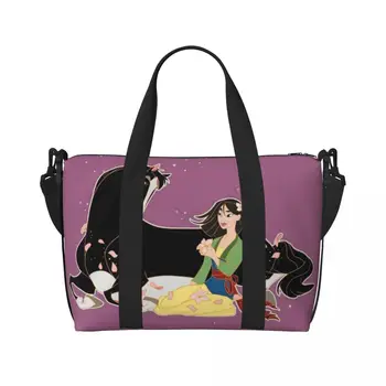 กระเป๋าช้อปปิ้งของมู่นความจุขนาดใหญ่สำหรับผู้หญิงกระเป๋าโท้ทยิมชายหาดกระเป๋าเดินทางแบบสั่งทำ