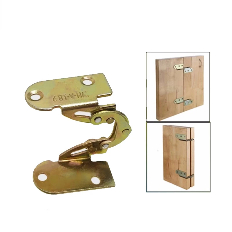 Dining table desk folding hinge,180 degree rotating flap invisible hinges, Cabinet hardware accessories