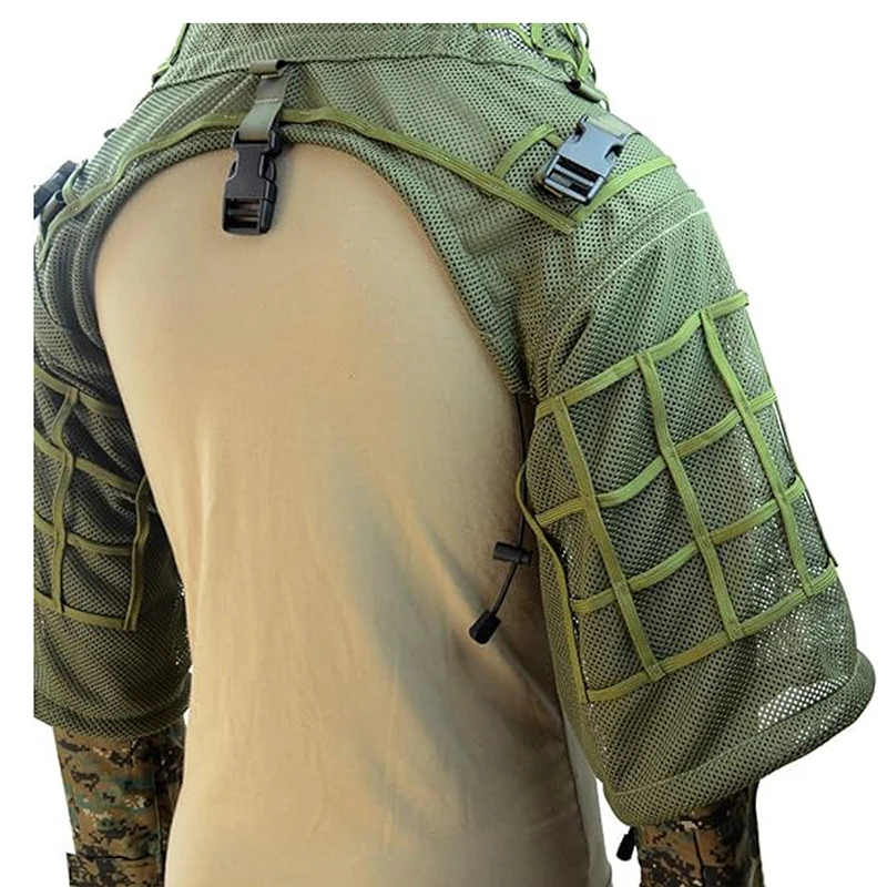 Ghillie-Anzug, taktischer Scharfschützmantel, Viper-Kappen, Jagdmantel, Material und Farbe optional, Tarnkleidung für Airsoft-Paintball – Detail 19