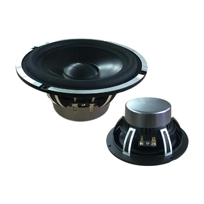 Hifi 90DB Neodymium-Magnet RMS Power 30W 6.5Inch 4Ω/8Ω Full range Speaker Black Aluminum Film Midrange Speaker for car/home etc.