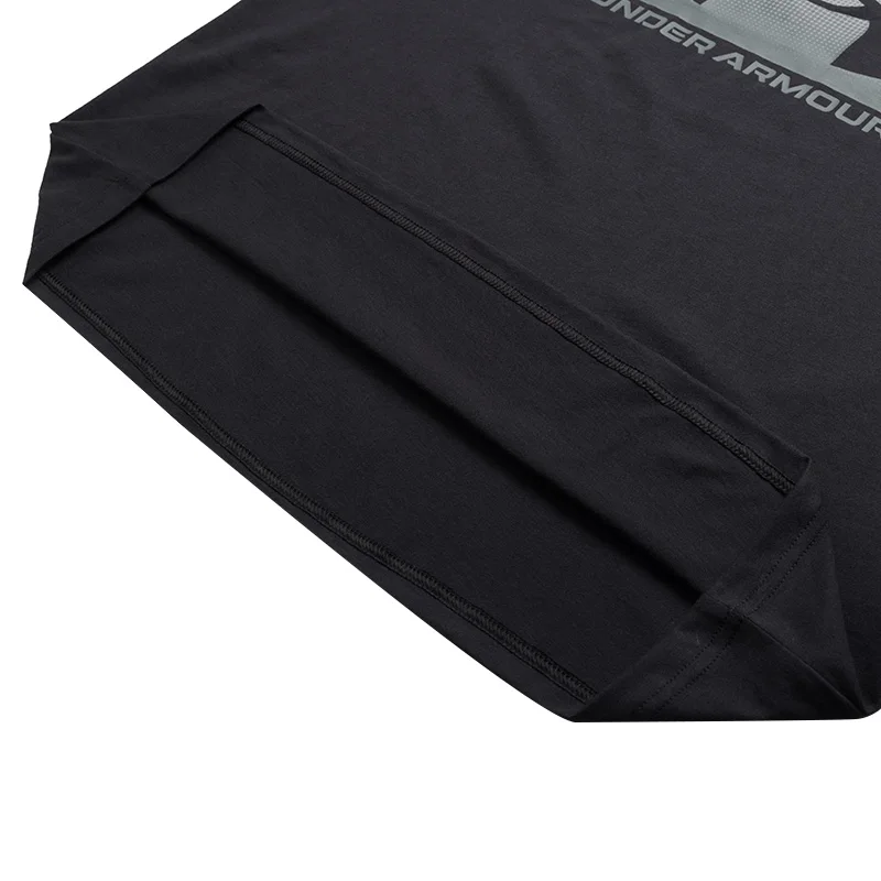 Kaus Under Armour Pakaian Olahraga Pria Latihan Kebugaran Latihan Angkat Besi Atasan Lengan Pendek Bersirkulasi Lembut Nyaman 1386793-001