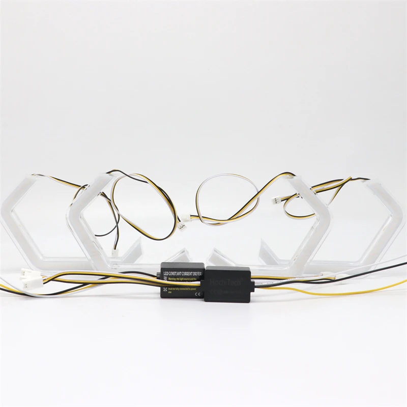 Ring Angel Eyes Turn Signal Switchback M4 Style LED White Yellow for BMW 6 SERIES E63 E64 M6 2003-2010 Car Accessories