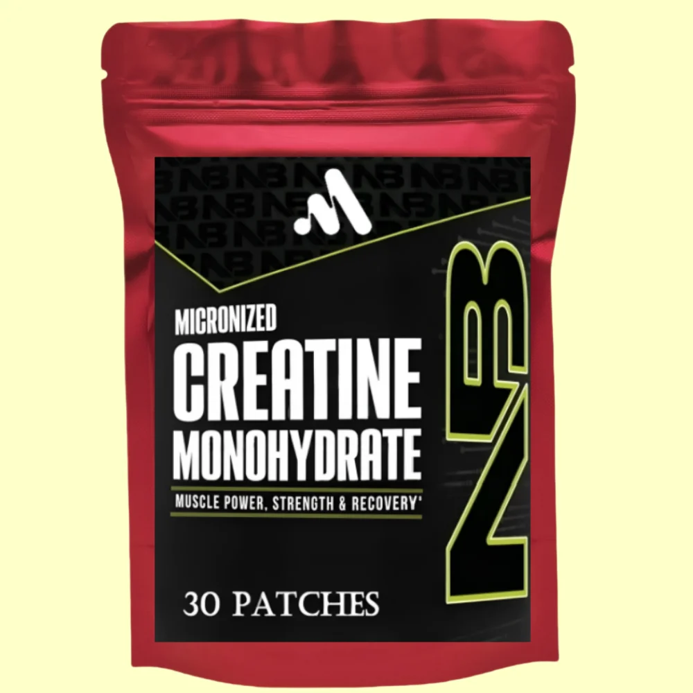 30 Patches Creatine Monohydrate Transdermal Patches- Support Muscles, Cellular Energy and Cognitive Function