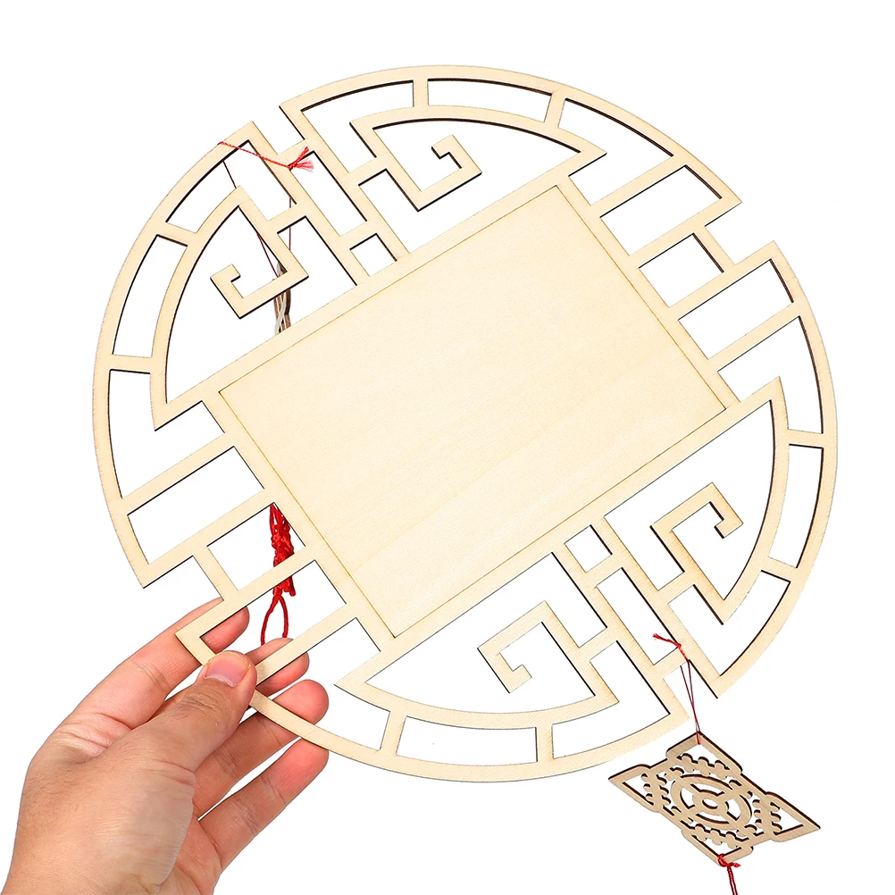 

4pcs Ancient Style Wall Pendant Decor Handmade Hanging Ornaments Chinese New Year Home Durable Materials Easy Installation