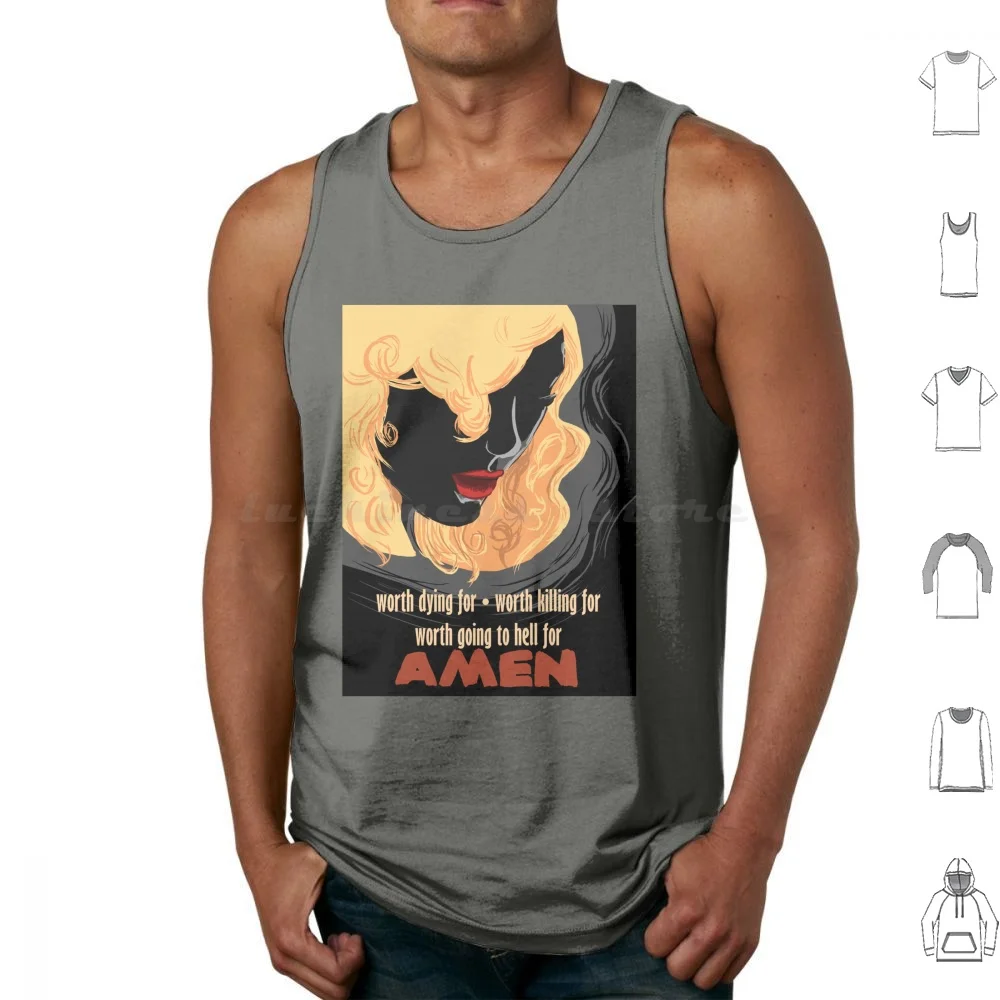 

Worth Going To Hell For Майки Жилет без рукавов Sin City Marv Goldie Movie Comics