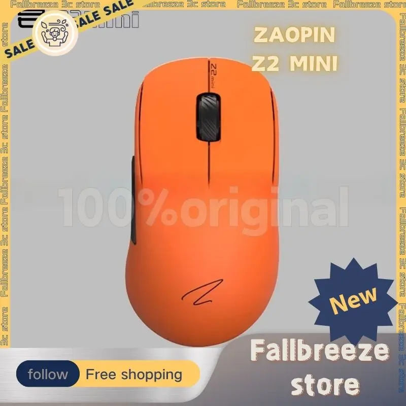 Zaopin Z2 Mini Mouse Three Mode Wireless 4K Gaming Mouse PAW3395 Lightweight Nordic 52840 Mice Customized PC Gamer Accessories