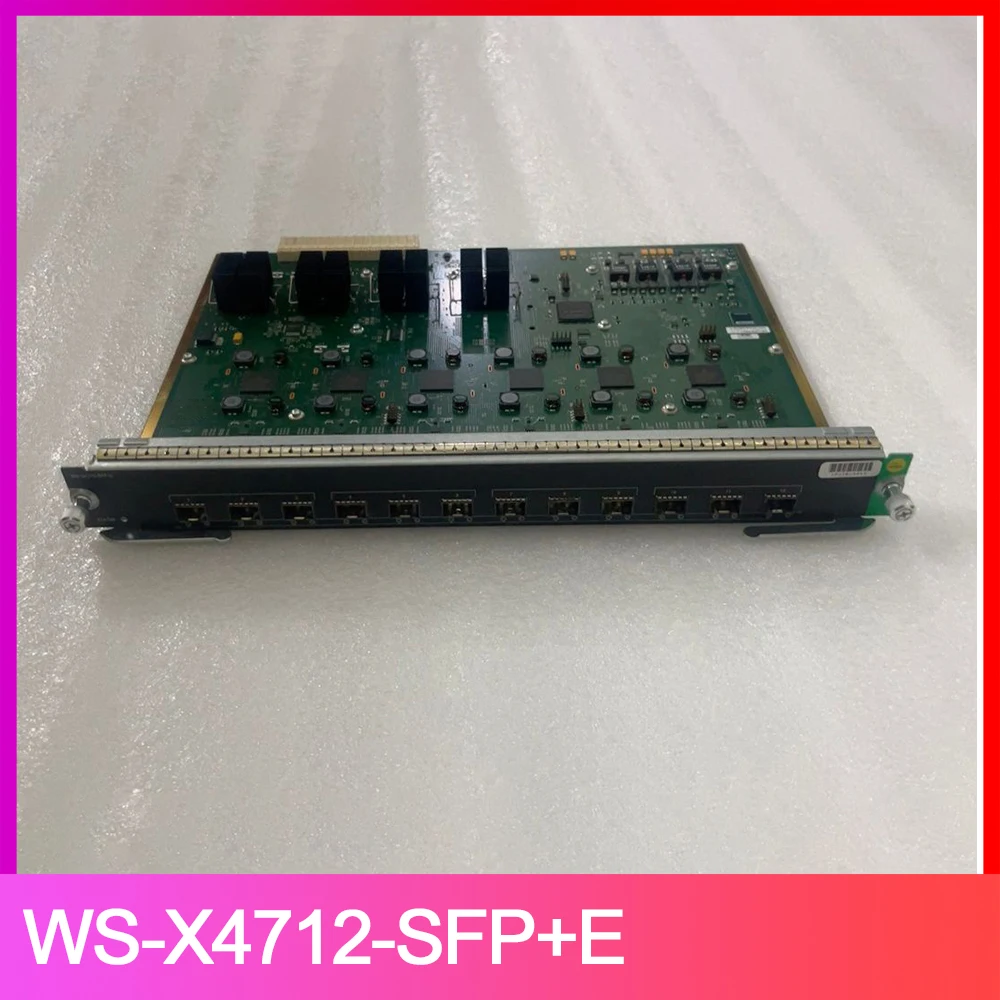 12 port 10 Gigabit SFP module interface card WS-X4712-SFP+E