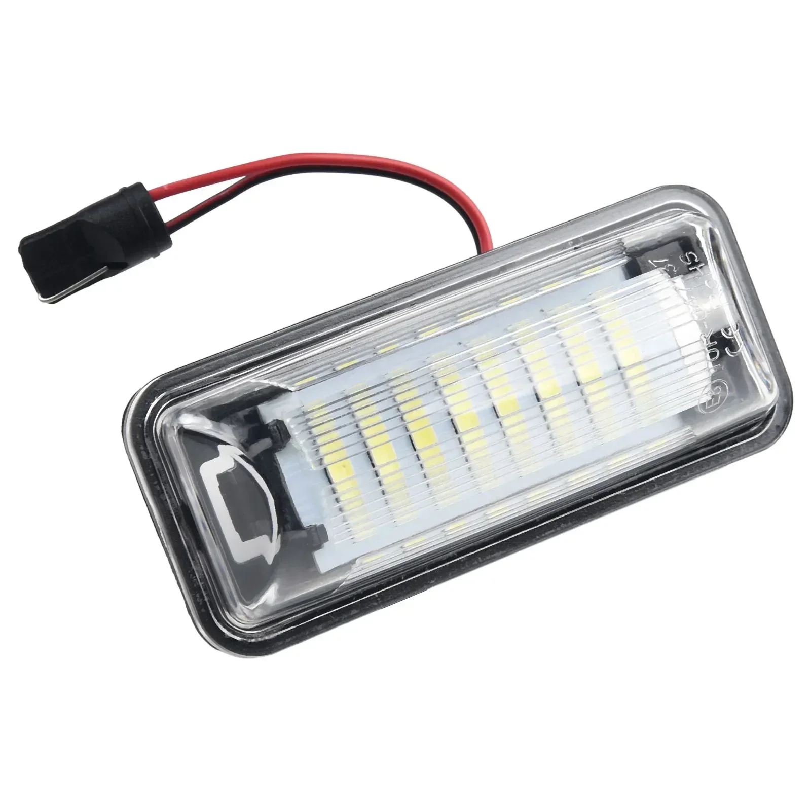 Lampu pelat nomor 2 * lampu pelat nomor DC12V lampu pelat nomor lisensi LED berkualitas tinggi untuk Subaru- Forester- Impreza-