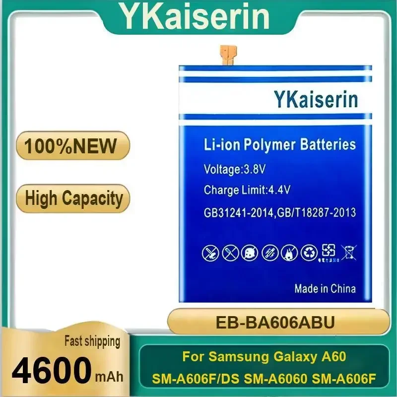 

YKaiserin Аккумуляторы для мобильных телефонов EB-BA606ABU EBBA606ABU для Samsung Galaxy A60 A 60 4600 мАч Сменный аккумулятор + инструменты