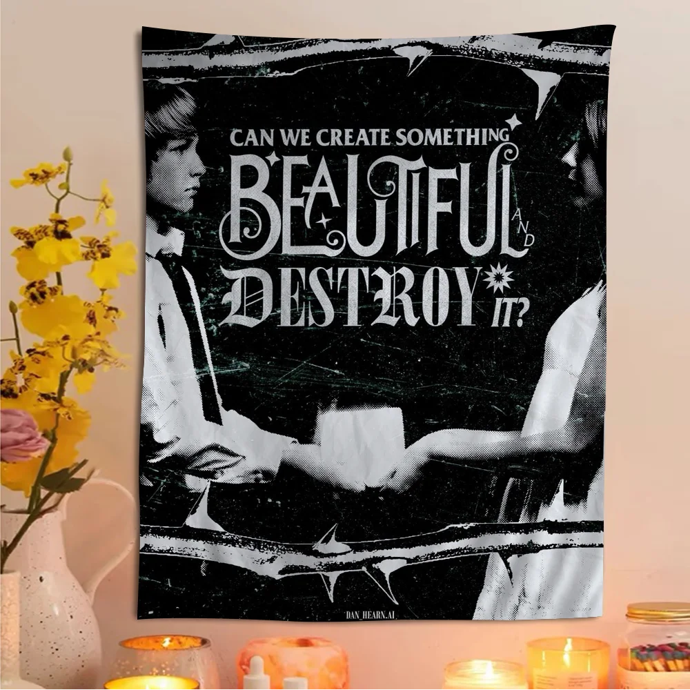 Pierce The Veil Band Collide With The Sky Chart Tapestry Art Science Fiction Room Home Decor Cheap Hippie Wall Hanging