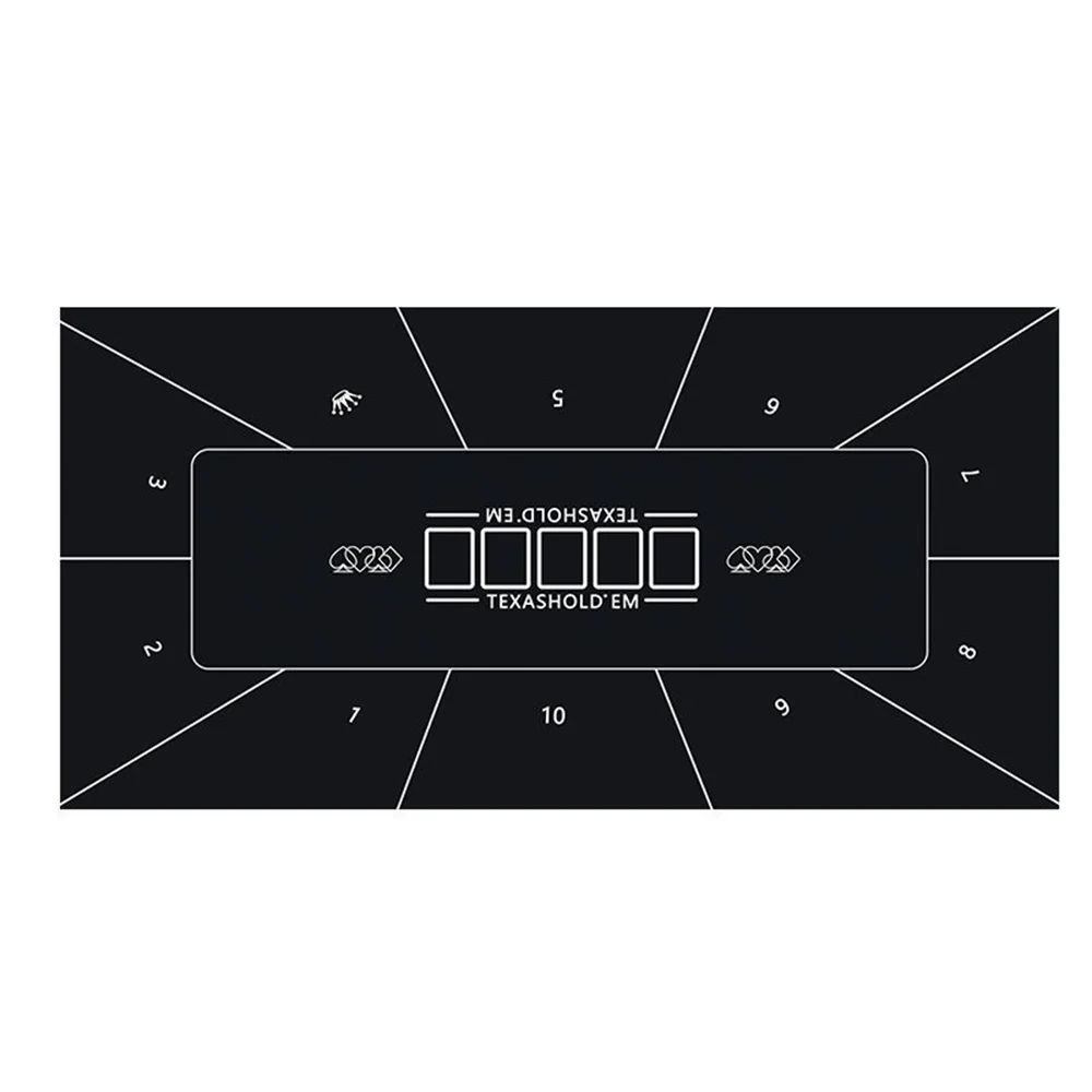 

Texas Hold'em Poker Mat Large Rubber Mat Thick Playing Card Table Mat Entertainment Chess Mat Cloth Poker Table Gaming Mat