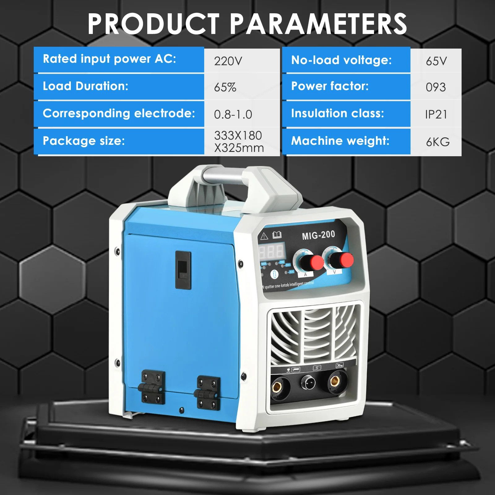 3 in 1 MIG/TIG/ARC Semi-Automatic Welding Machine 200A MIG Welder IGBT Inverter Welding Machine Gas Gasless Iron Soldering