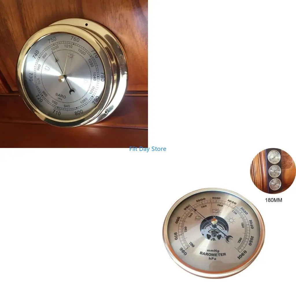 

F92C Настенный барометр с круглой циферблатом, воздушная метеорологическая станция, мм рт.ст./гПа