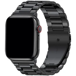 Stainless Steel Strap For Apple Watch Band 45mm Ultra 49mm 41mm 40mm 44mm Watch Strap Metal Bracelet For Iwatch Series 9 8 7 6 5
