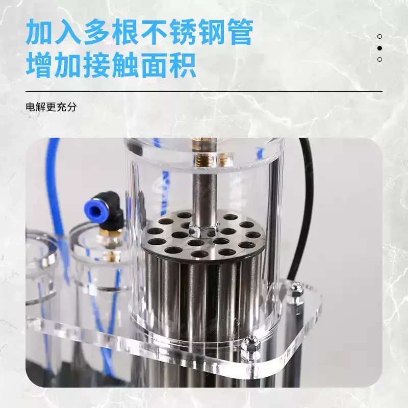 Hydrogen Oxygen Separation Electrolysis Machine, Double Outlet Water Electrolysis Equipment for School  Experimental Testing