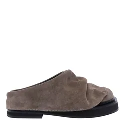 2025 Spring/Summer New Thick Bottom Wrinkled Baotou Slippers European and American Fashion Outerwear Large Women's Cool Slippers