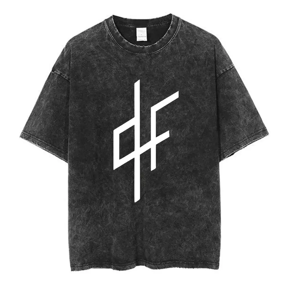 Camiseta lavada Vintage de Le Monde Chico Qlf PNL, camisetas de Rap francés de Hip Hop, camisetas informales de algodón de gran tamaño para hombres y mujeres, ropa de calle