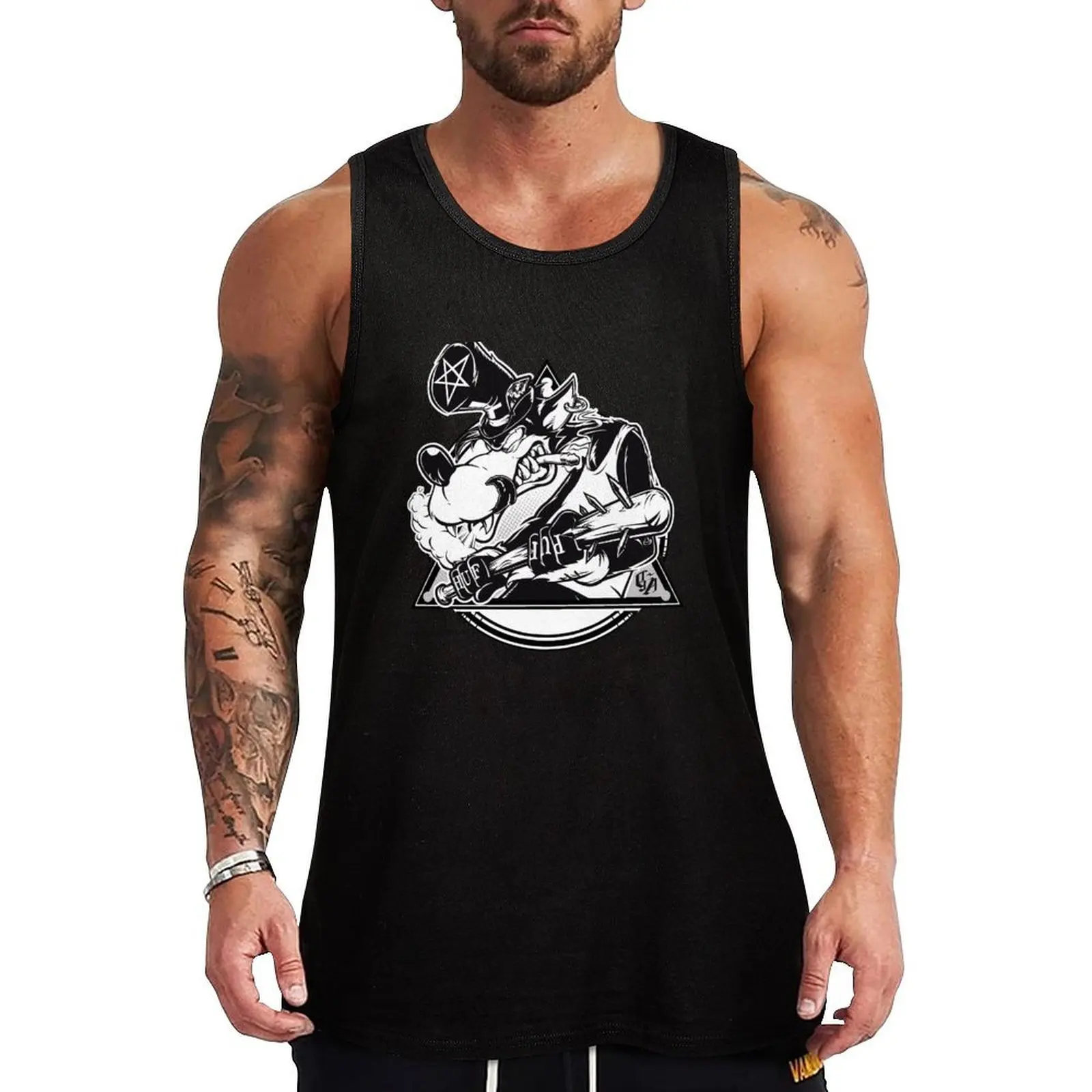 Big Bad Mofo Tank Top Gym Muscle Tank Top Sleeveless Fitness Athletic Wear