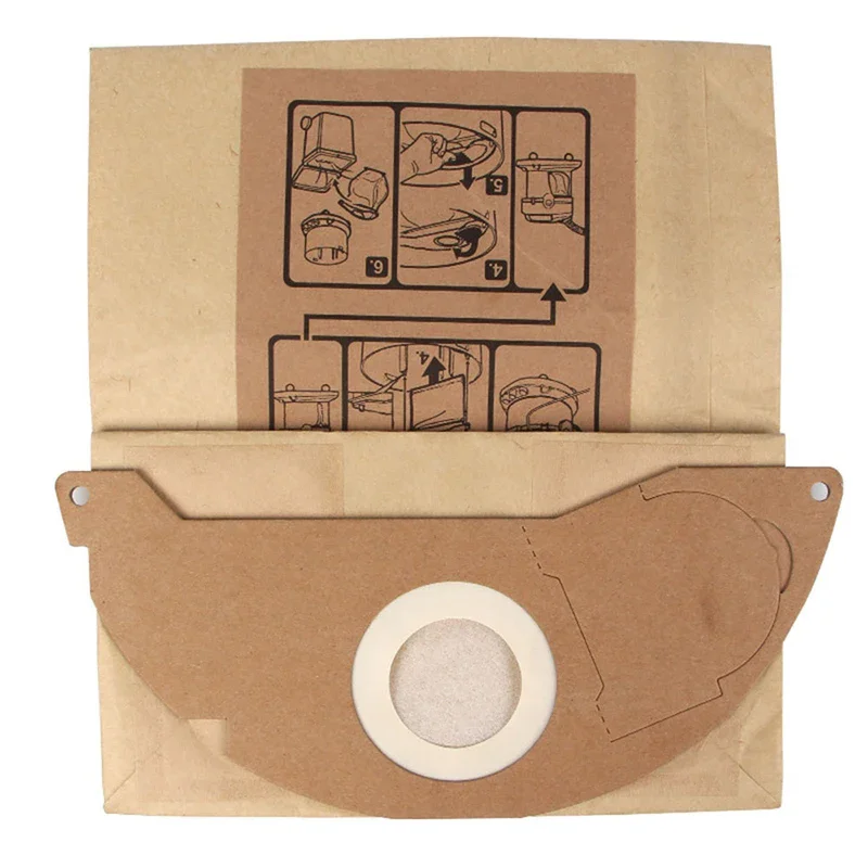 Bolsa de filtro de polvo de repuesto para Karcher WD2250 A2004 A2054 MV2 MV3 WD3, accesorios de piezas de aspiradora
