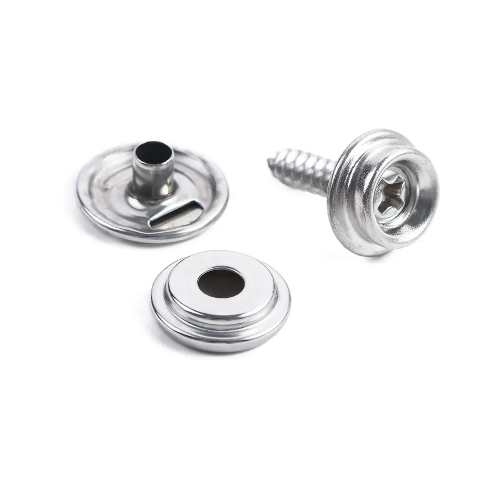 Yacht Tent Car Canopy Accessories Boat Canvas Cover Tools Snap Fastener Screw Kit Sockets Buttons Tapping Snap Fastener Kit