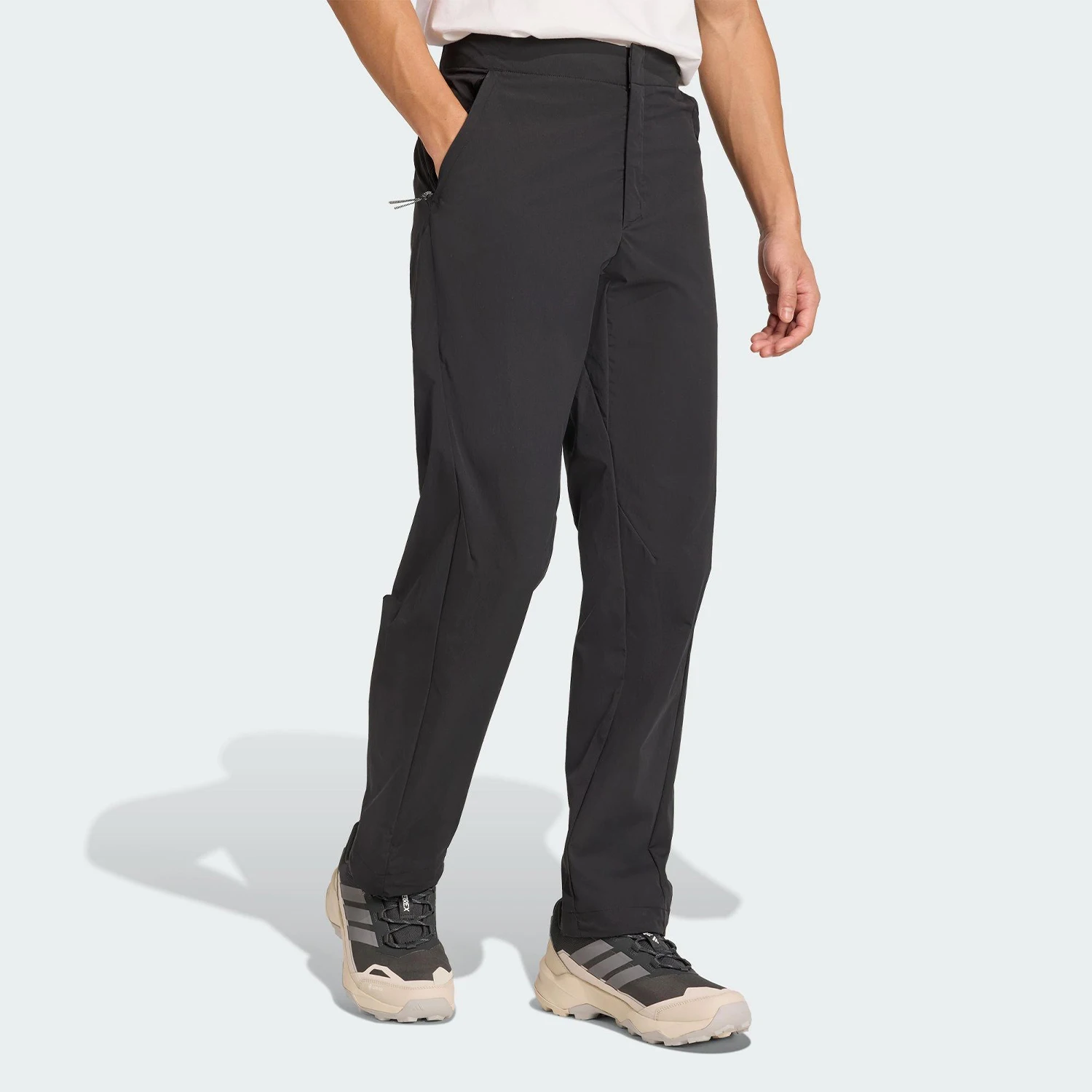 Adidas genuine BOTTOMS Men's Outdoor Woven Sport Leisure Long Pants JV6155