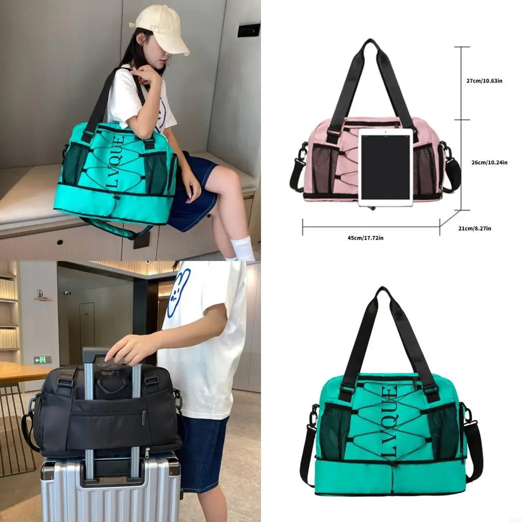 

Gym Bag Large Capacity Travel Bag Training Bag Fitness Bag with Shoe Compartment