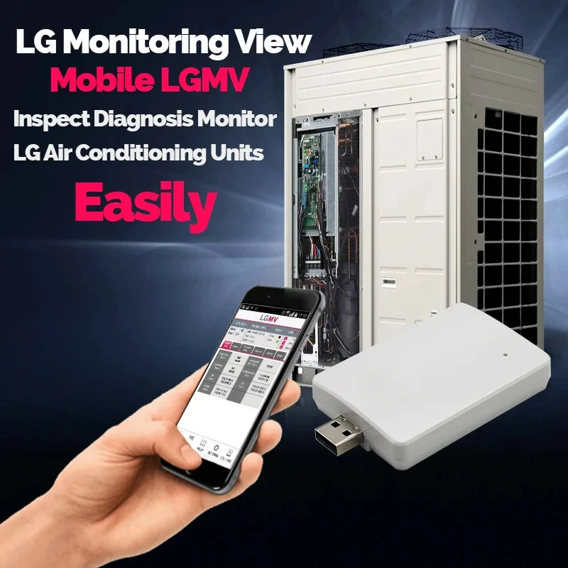 Mobile LGMV Monitoring View PLGMVW100 For Inspect Diagnosis Monitor Air Conditioning Units Easily New And