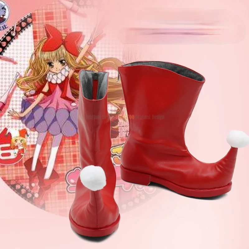 Shugo Chara!/Mein Wächter Zeichen Mashiro Rima Anime Charaktere Schuh Cosplay Schuhe Stiefel Party Kostüm Prop