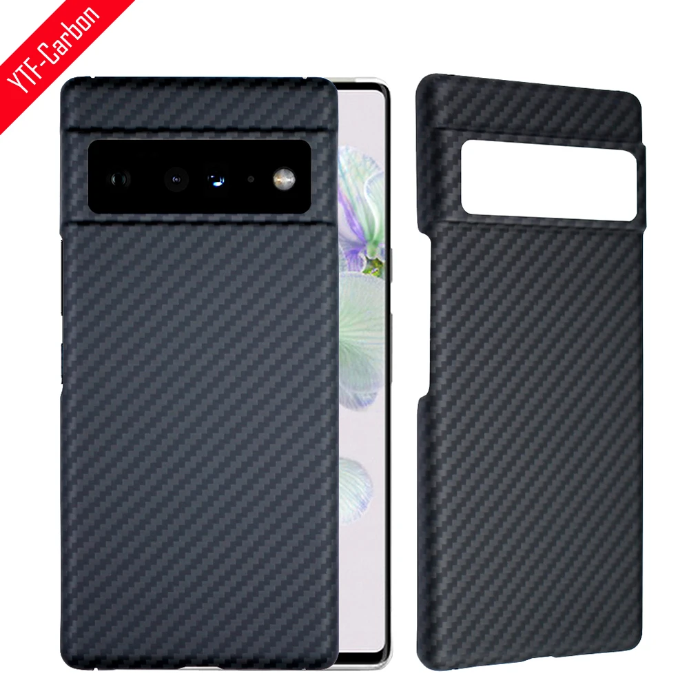 

YTF-Carbon carbon fiber phone case For Google Pixel 6 case Open lens anti-fall cover Ultra-thin Pixel 6 Pro 5G Aramid fiber shel