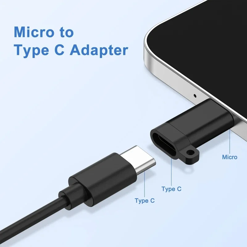 USB-C to Micro USB Adapter Type C Female to Micro USB Male Converter For Samsung Galaxy S7 S6 J7 Note 5 Kindle Ps4 Adapter
