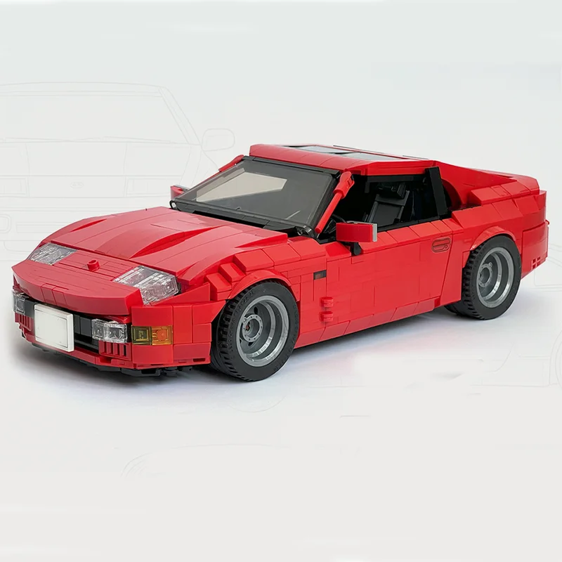 1462PCS New MOC Car Model City Highway (1:14) 300ZX Sports Car