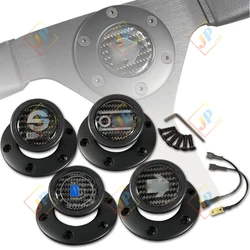 JDM High Performance Sports Steering Wheel Racing Horn Switch Button Cover Horn Center Cover